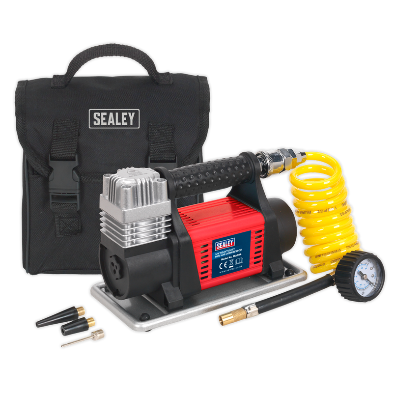 Tyre Inflator/Mini Air Compressor 12V Heavy-Duty | Pipe Manufacturers Ltd..