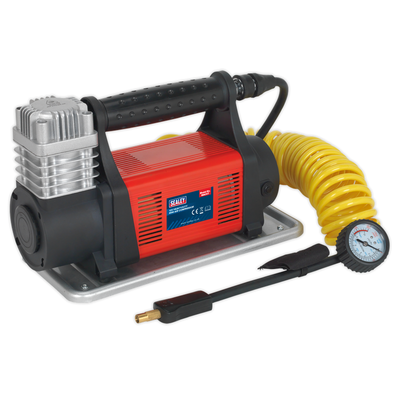 Tyre Inflator/Mini Air Compressor 12V Heavy-Duty | Pipe Manufacturers Ltd..