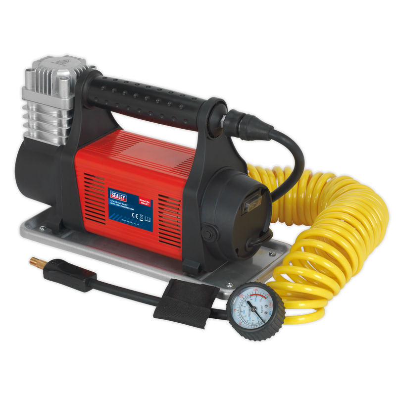 Tyre Inflator/Mini Air Compressor 12V Heavy-Duty | Pipe Manufacturers Ltd..