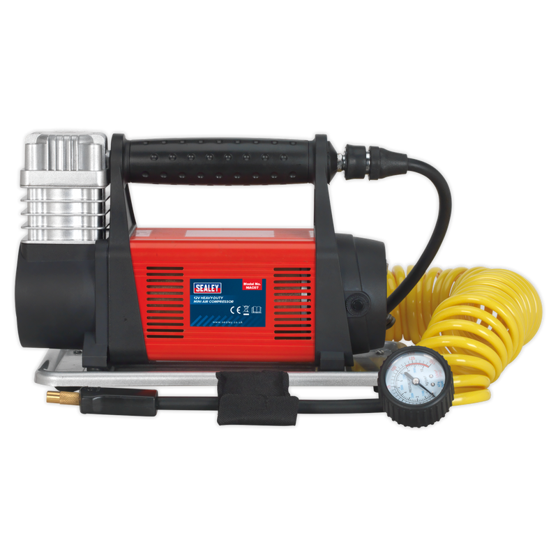 Tyre Inflator/Mini Air Compressor 12V Heavy-Duty | Pipe Manufacturers Ltd..