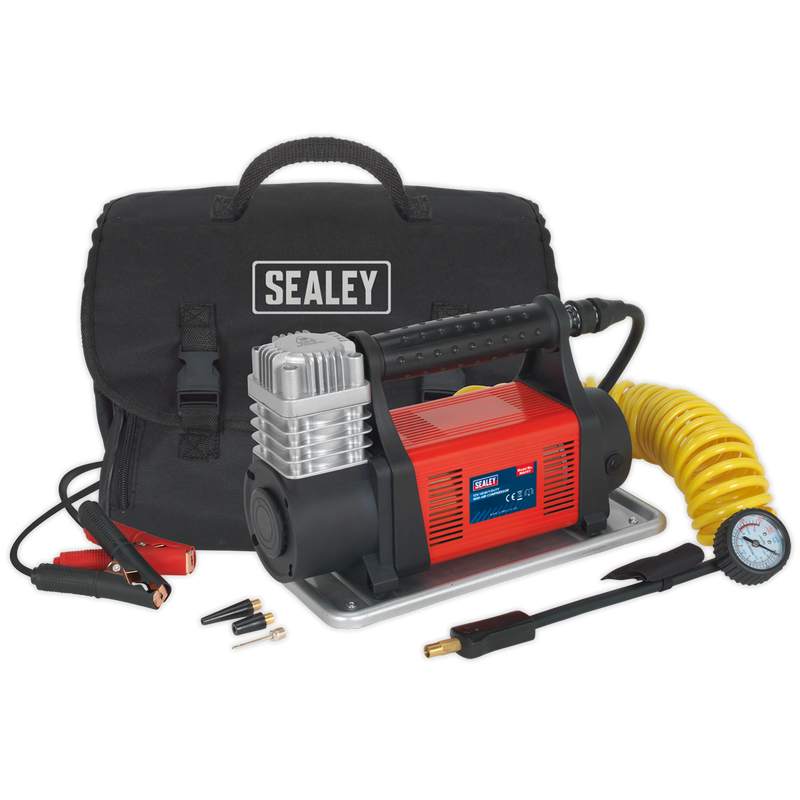 Tyre Inflator/Mini Air Compressor 12V Heavy-Duty | Pipe Manufacturers Ltd..