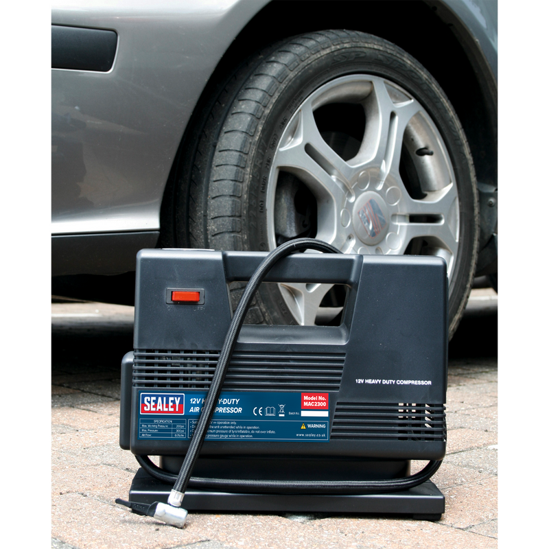 Tyre Inflator/Air Compressor 12V Heavy-Duty | Pipe Manufacturers Ltd..