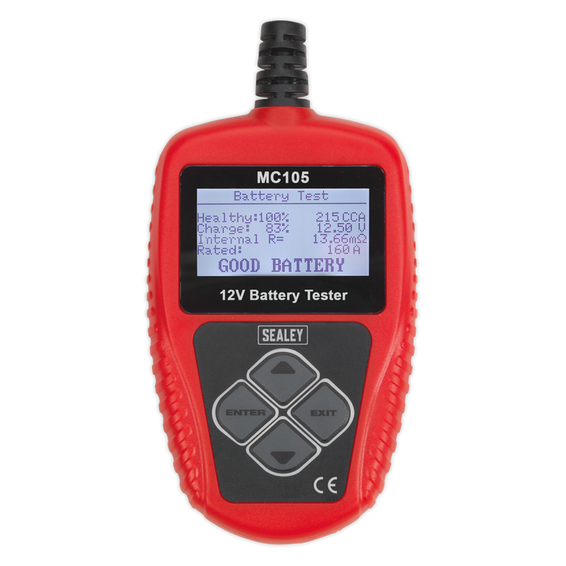 Motorcycle Digital Battery Tester 12V | Pipe Manufacturers Ltd..