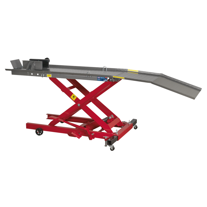 Motorcycle Lift 365kg Capacity Hydraulic | Pipe Manufacturers Ltd..