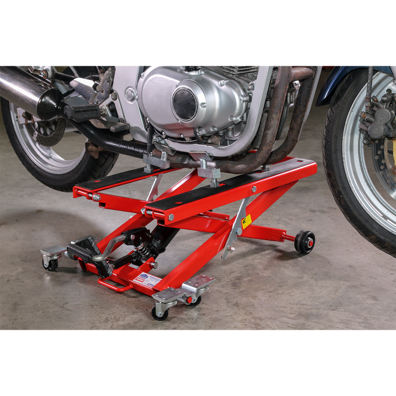 Motorcycle & Quad Scissor Lift 500kg Capacity Hydraulic | Pipe Manufacturers Ltd..