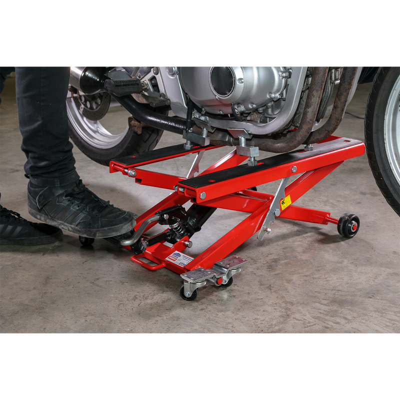 Motorcycle & Quad Scissor Lift 500kg Capacity Hydraulic | Pipe Manufacturers Ltd..