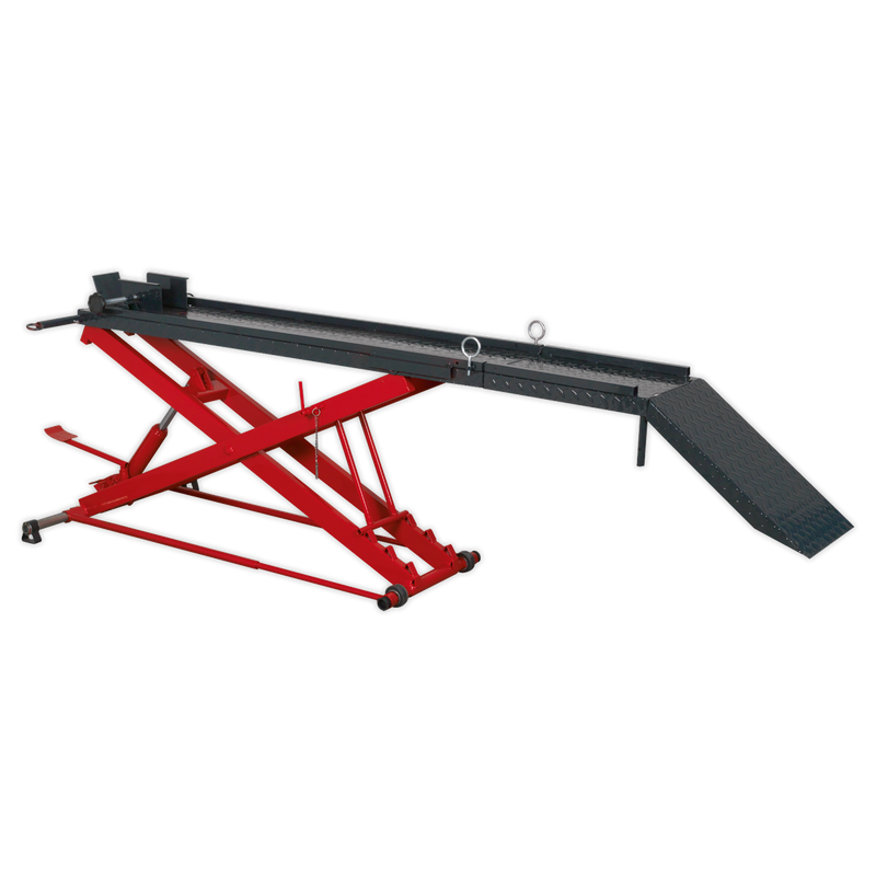Motorcycle Lift 450kg Capacity Hydraulic | Pipe Manufacturers Ltd..