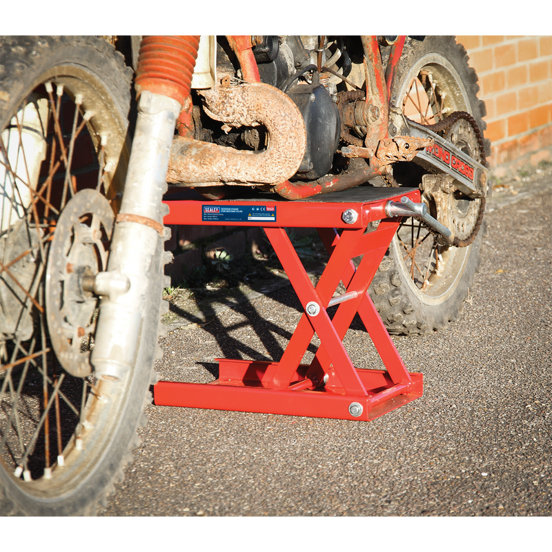 Scissor Stand for Motorcycles 450kg | Pipe Manufacturers Ltd..