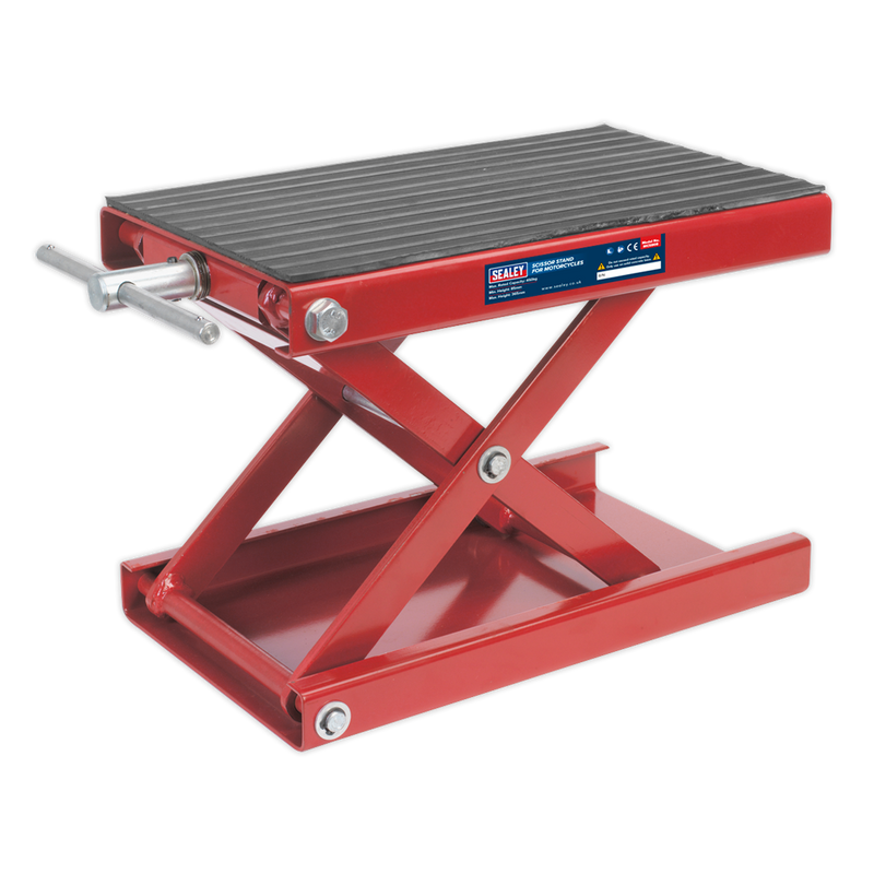 Scissor Stand for Motorcycles 450kg | Pipe Manufacturers Ltd..