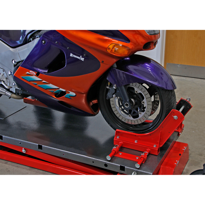 Motorcycle Lift 680kg Capacity Heavy-Duty Electro/Hydraulic | Pipe Manufacturers Ltd..