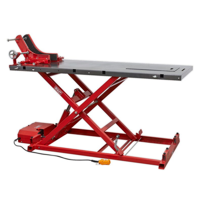 Motorcycle Lift 680kg Capacity Heavy-Duty Electro/Hydraulic | Pipe Manufacturers Ltd..