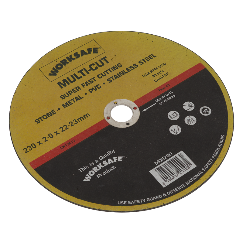 Multi-Cut Disc ¯230 x 2 x 22mm | Pipe Manufacturers Ltd..