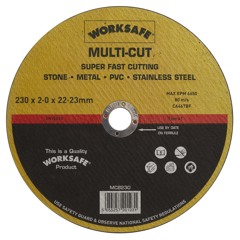 Multi-Cut Disc ¯230 x 2 x 22mm | Pipe Manufacturers Ltd..