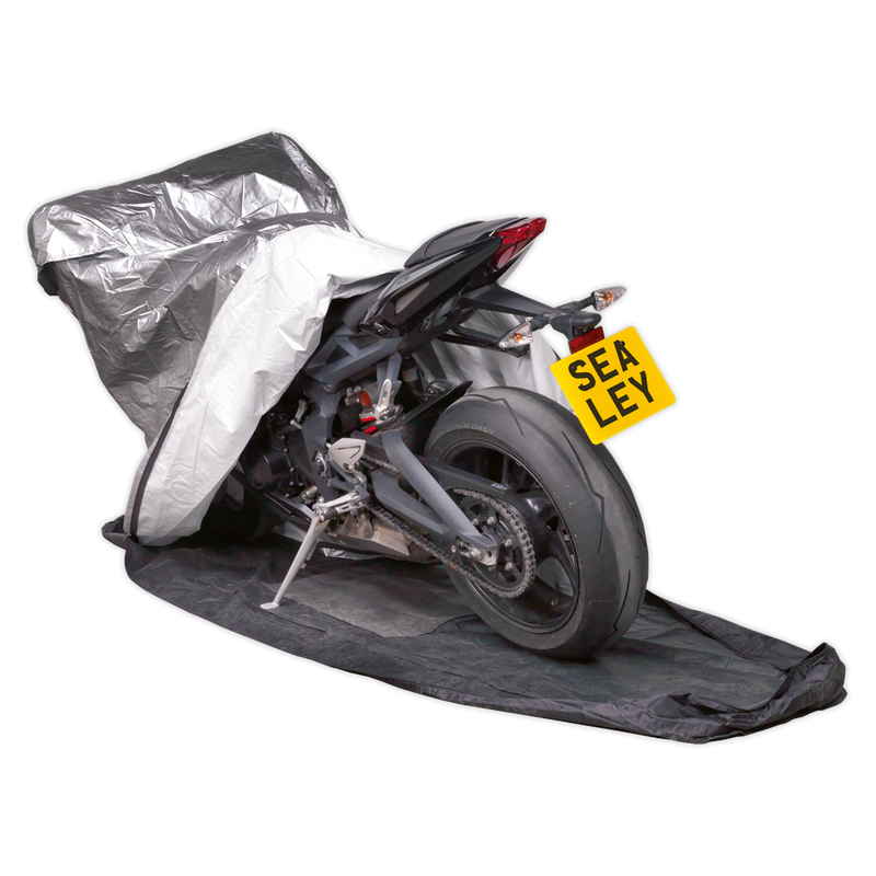 Motorcycle Coverall - Large with Solar Panel Pocket | Pipe Manufacturers Ltd..