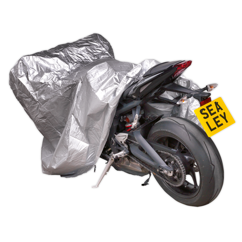 Motorcycle Cover Large 2460 x 1050 x 1370mm | Pipe Manufacturers Ltd..