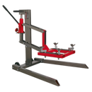 Single Post Motorcycle Lift 450kg Capacity | Pipe Manufacturers Ltd..