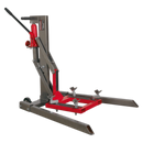 Single Post Motorcycle Lift 450kg Capacity | Pipe Manufacturers Ltd..