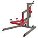 Single Post Motorcycle Lift 450kg Capacity | Pipe Manufacturers Ltd..
