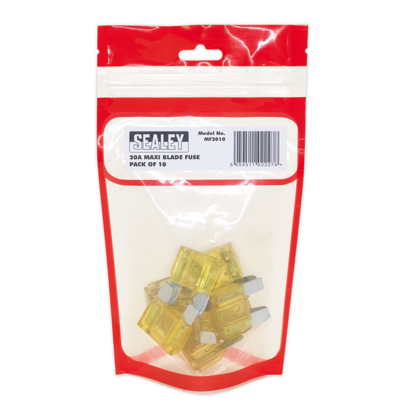 Automotive MAXI Blade Fuse Pack of 10 | Pipe Manufacturers Ltd..