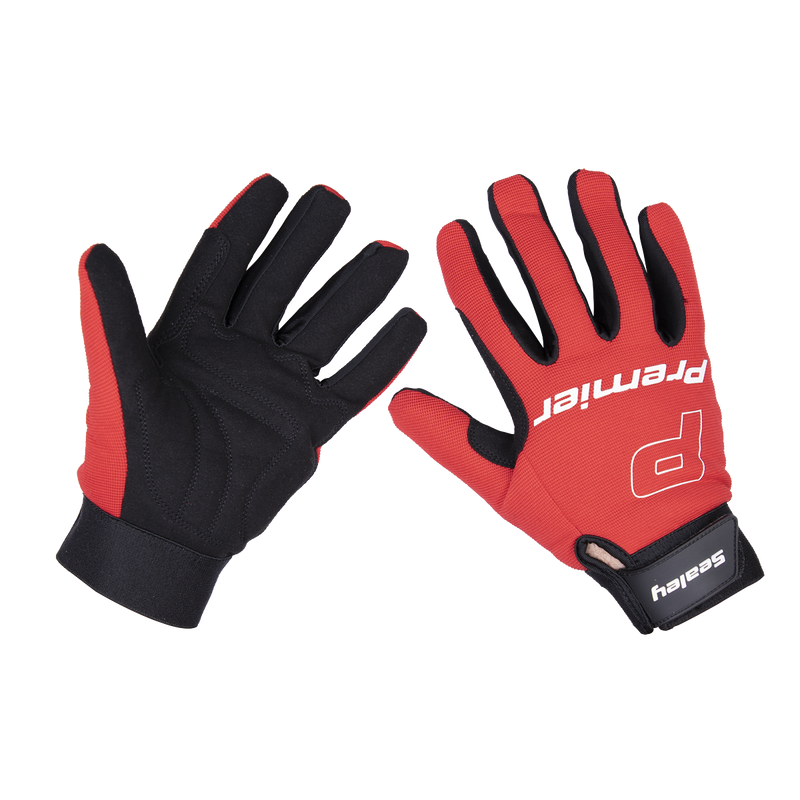 Mechanic's Gloves Padded Palm - Large Pair | Pipe Manufacturers Ltd..