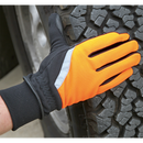 Mechanic's Gloves High Visibility PU Touch Thinsulate¨ - Large | Pipe Manufacturers Ltd..