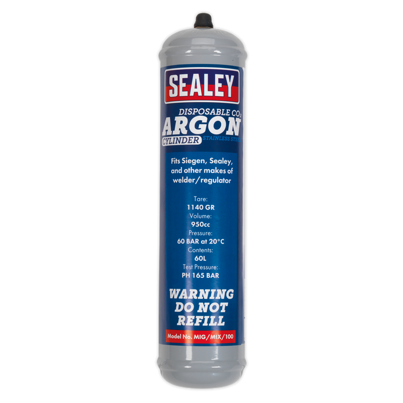 Gas Cylinder Disposable Carbon Dioxide/Argon 60L | Pipe Manufacturers Ltd..