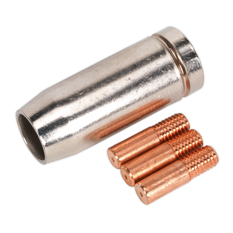 Conical Nozzle x 1 Contact Tip 0.6mm x 3 MB14 | Pipe Manufacturers Ltd..