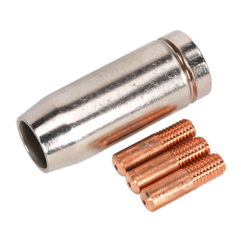 Conical Nozzle x 1 Contact Tip 0.8mm x 3 MB14 | Pipe Manufacturers Ltd..