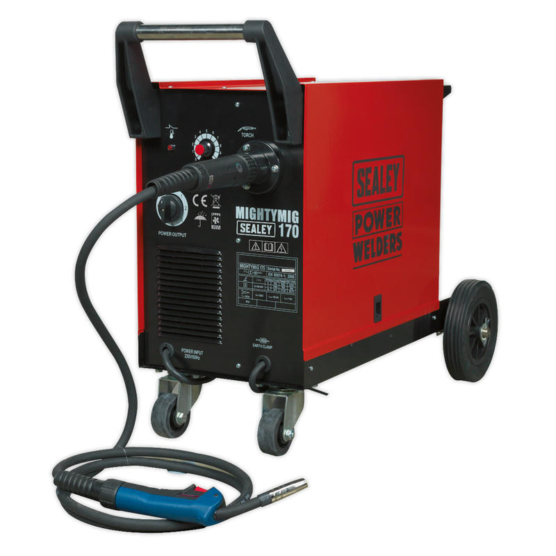 Professional Gas/No-Gas MIG Welder 170A with Euro Torch | Pipe Manufacturers Ltd..
