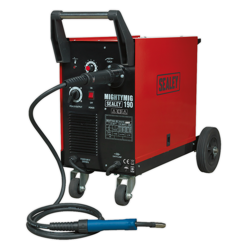Professional Gas/No-Gas MIG Welder 190A with Euro Torch | Pipe Manufacturers Ltd..