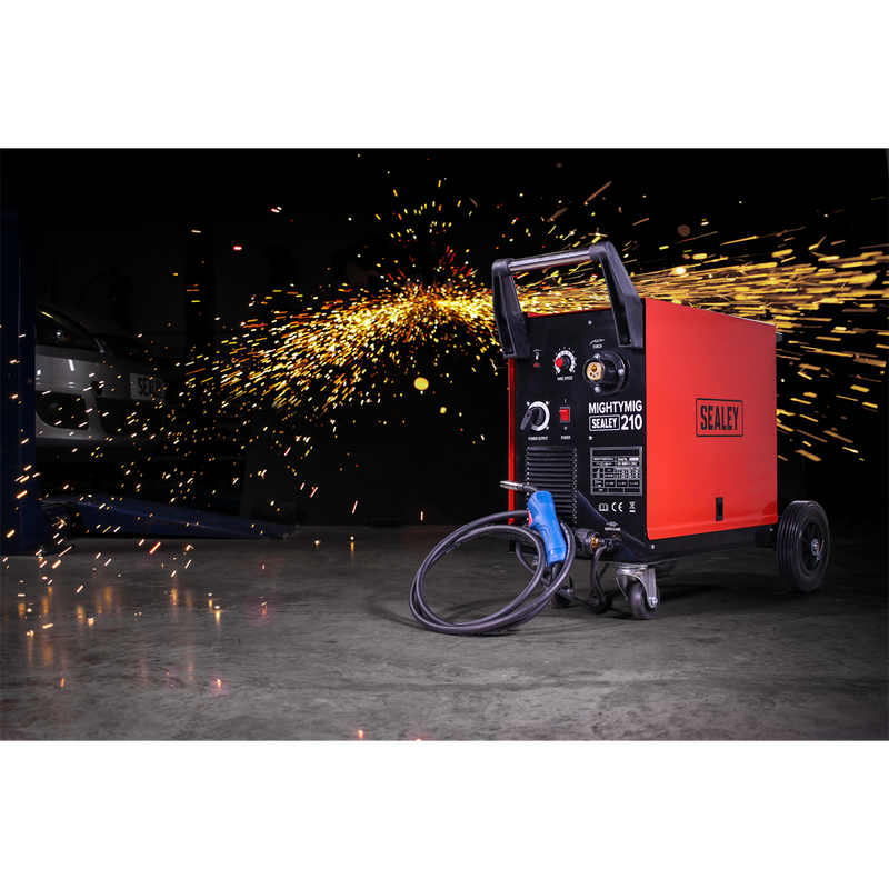 Professional Gas/No-Gas MIG Welder 210A with Euro Torch | Pipe Manufacturers Ltd..