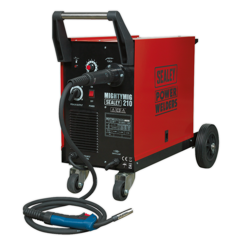 Professional Gas/No-Gas MIG Welder 210A with Euro Torch | Pipe Manufacturers Ltd..