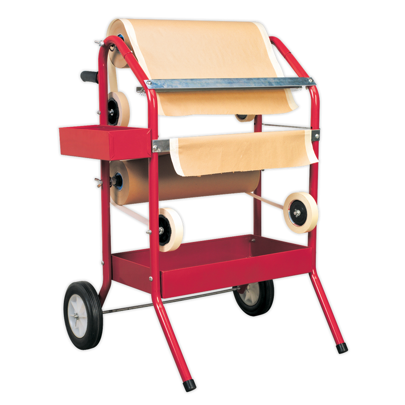 Masking Paper Dispenser 2 x 450mm Trolley | Pipe Manufacturers Ltd..