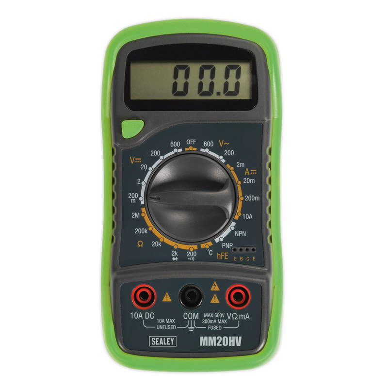 Digital Multimeter 8 Function with Thermocouple Hi-Vis | Pipe Manufacturers Ltd..