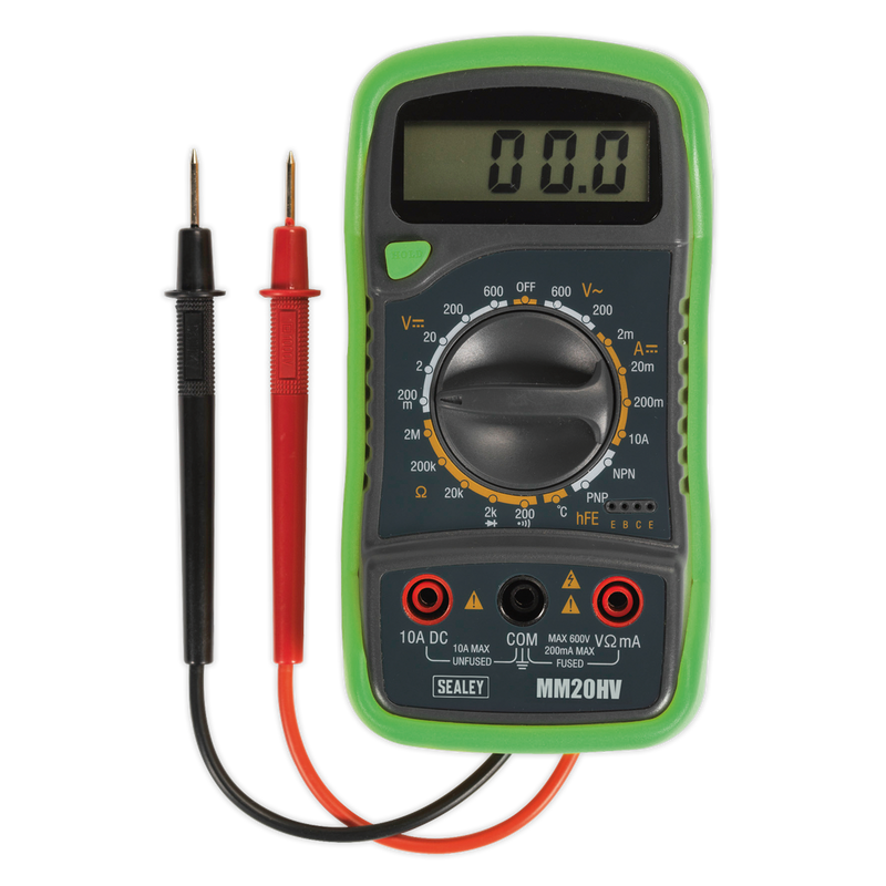 Digital Multimeter 8 Function with Thermocouple Hi-Vis | Pipe Manufacturers Ltd..