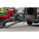 Steel Mesh Folding Loading Ramp 360kg Capacity | Pipe Manufacturers Ltd..