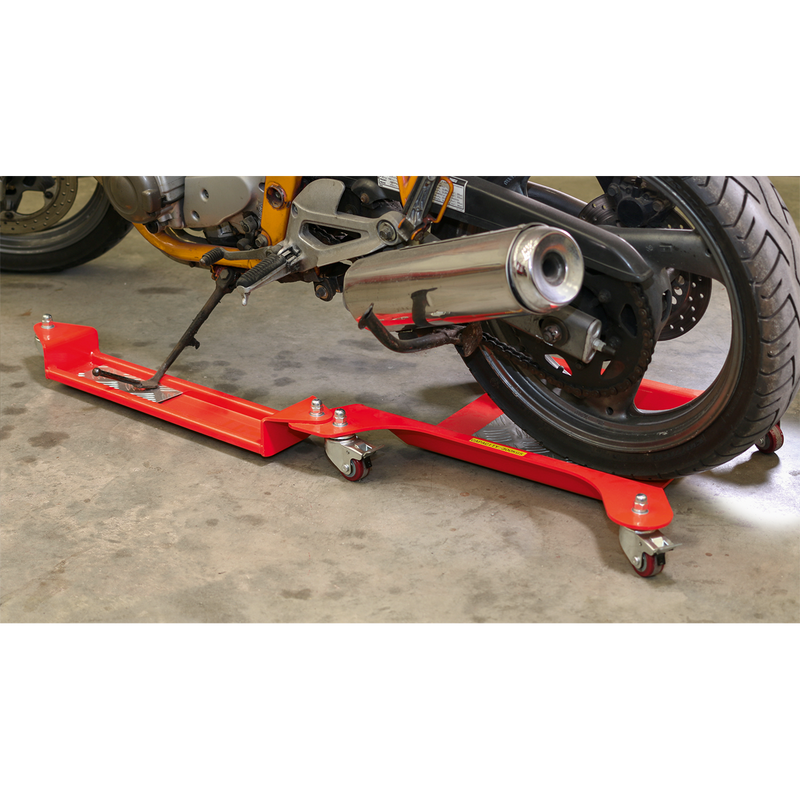Motorcycle Dolly Rear Wheel - Side Stand Type | Pipe Manufacturers Ltd..