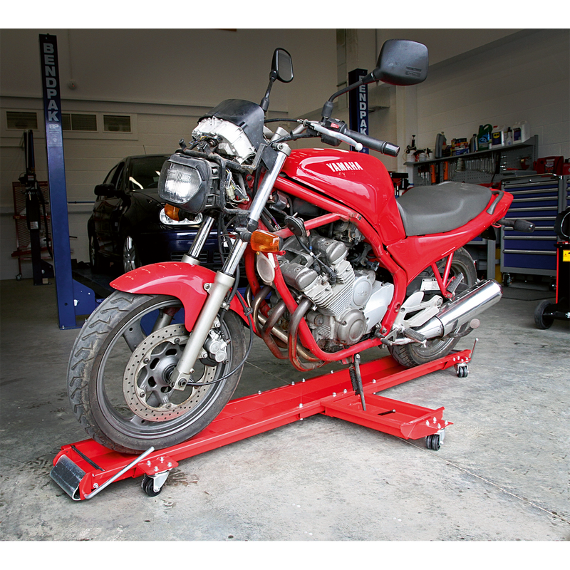 Motorcycle Dolly - Side Stand Type | Pipe Manufacturers Ltd..