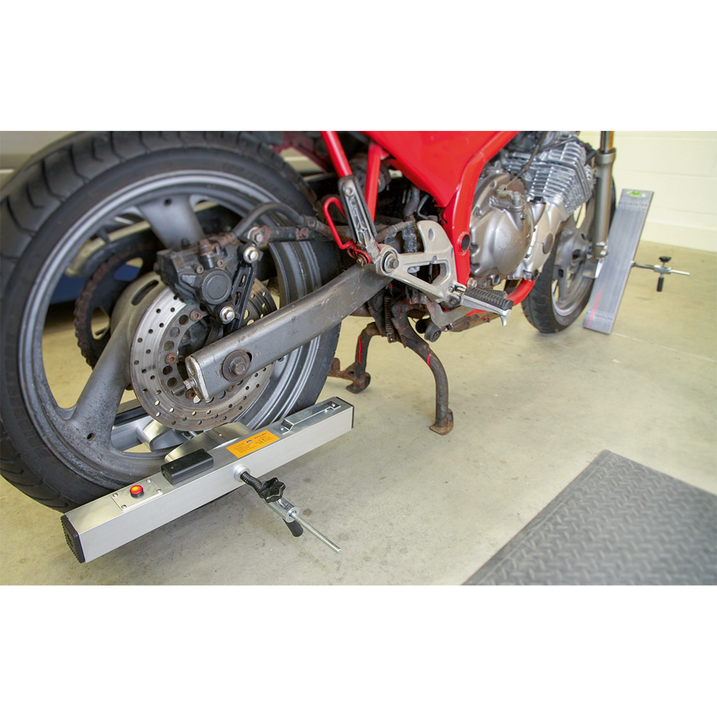 Motorcycle Wheel Alignment Tool