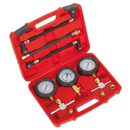 Motorcycle Compression & Fuel Pressure Gauge Set 3pc | Pipe Manufacturers Ltd..