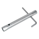 Double End Long Reach Spark Plug Box Spanner 16/18mm with L-Bar | Pipe Manufacturers Ltd..