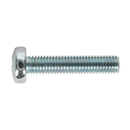 Machine Screw M5 x 25mm Pan Head Pozi Zinc DIN 7985z Pack of 50 | Pipe Manufacturers Ltd..