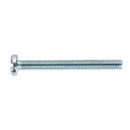 Machine Screw M4 x 40mm Pan Head Slot Zinc DIN 85 Pack of 50 | Pipe Manufacturers Ltd..