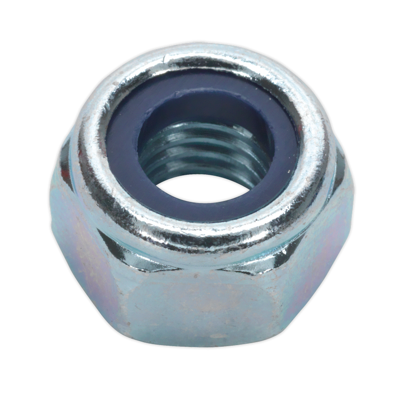Nylon Lock Nut M10 Zinc DIN 982 Pack of 100 | Pipe Manufacturers Ltd..