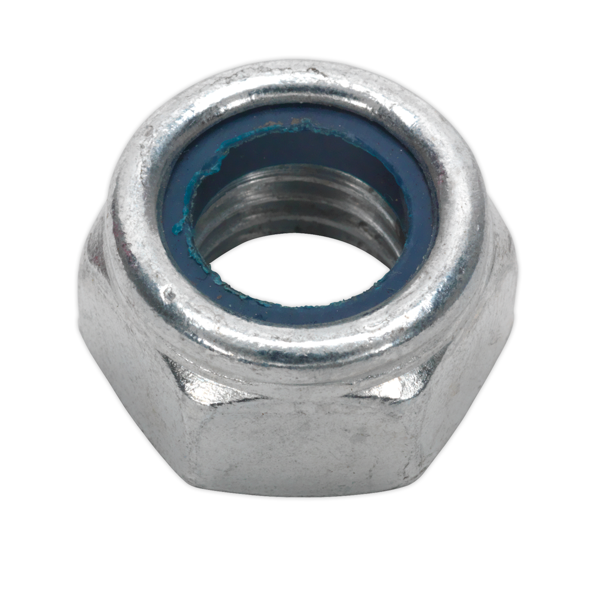 Nylon Lock Nut M14 Zinc DIN 982 Pack of 25