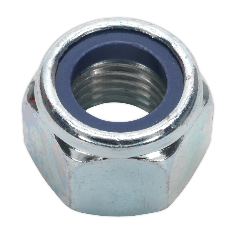 Nylon Lock Nut M16 Zinc DIN 982 Pack of 25 | Pipe Manufacturers Ltd..