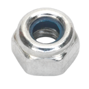 Nylon Lock Nut M4 Zinc DIN 982 Pack of 100 | Pipe Manufacturers Ltd..