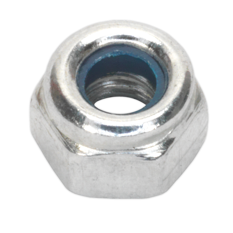 Nylon Lock Nut M4 Zinc DIN 982 Pack of 100 | Pipe Manufacturers Ltd..