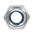 Nylon Lock Nut M4 Zinc DIN 982 Pack of 100 | Pipe Manufacturers Ltd..