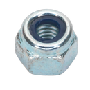 Nylon Lock Nut M5 Zinc DIN 982 Pack of 100 | Pipe Manufacturers Ltd..